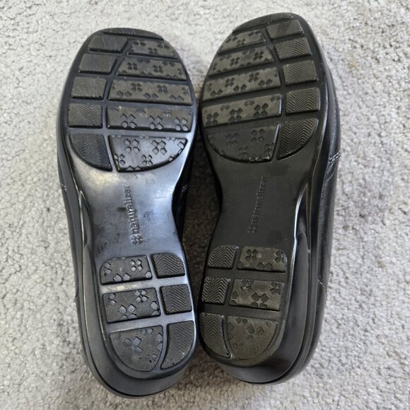 Naturalizer Winnie Black Leather Low Wedge Slip On Loafers N5 Comfort WIDE 7.5W - Picture 6 of 11